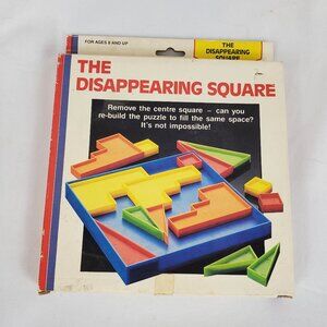 Vintage "The Disappearing Square" Puzzle Game Ages 8 & Up